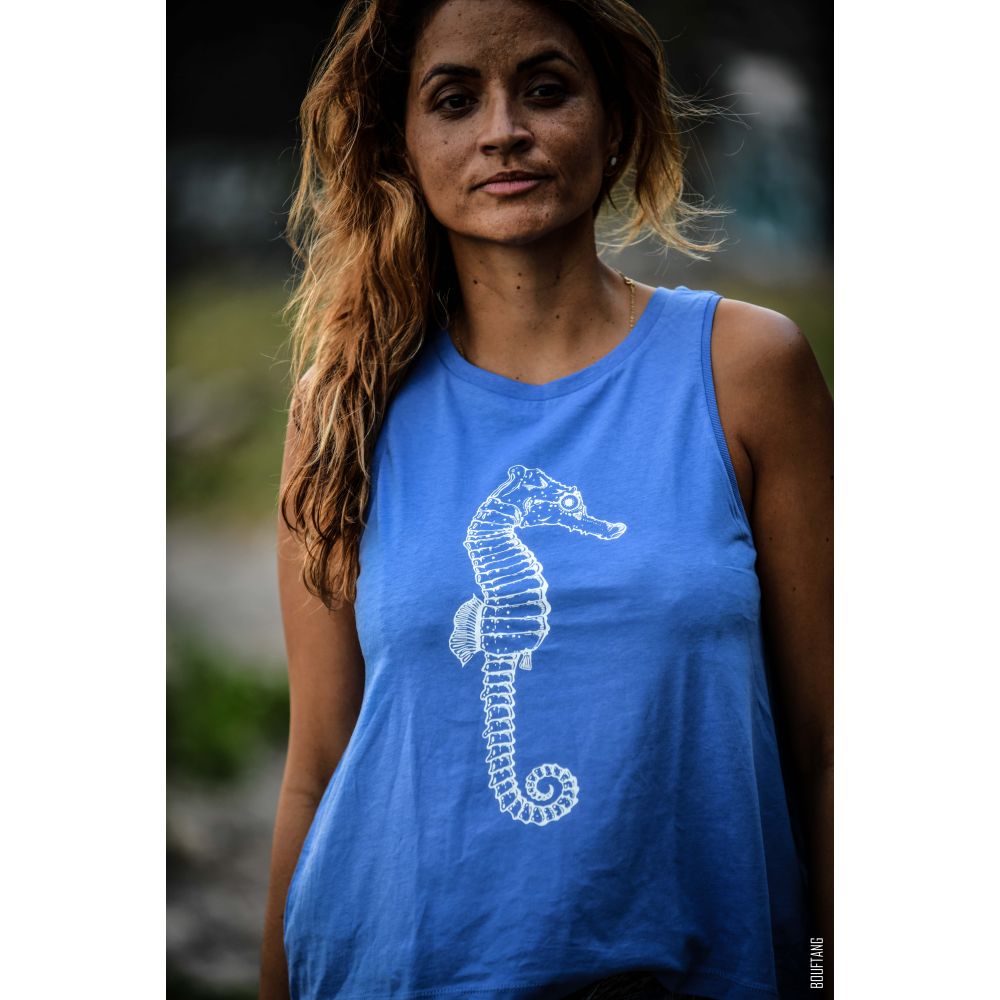 DEBARDEUR / DANCER / BRIGHT BLUE / WHITE / HIPPOCAMPE
