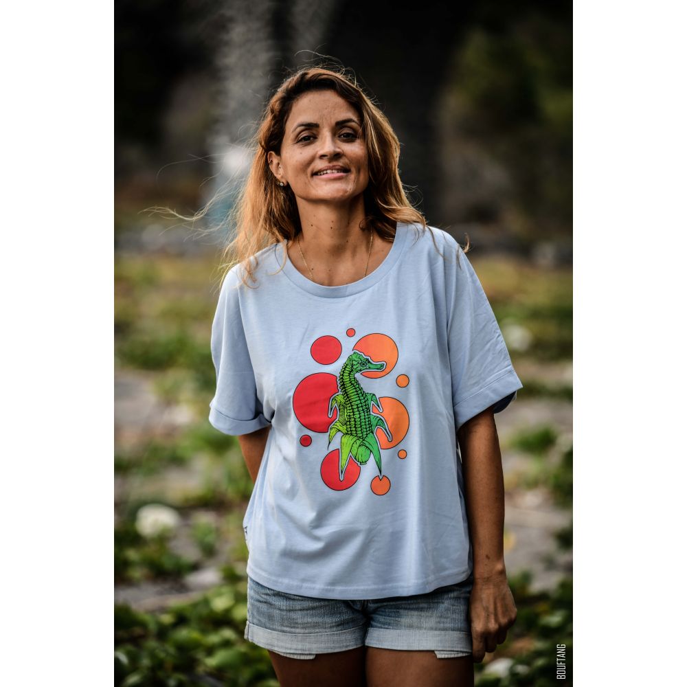 TEE-SHIRT / COLLIDER / SERENE BLUE / 3 COULEUR / TEMPO 24