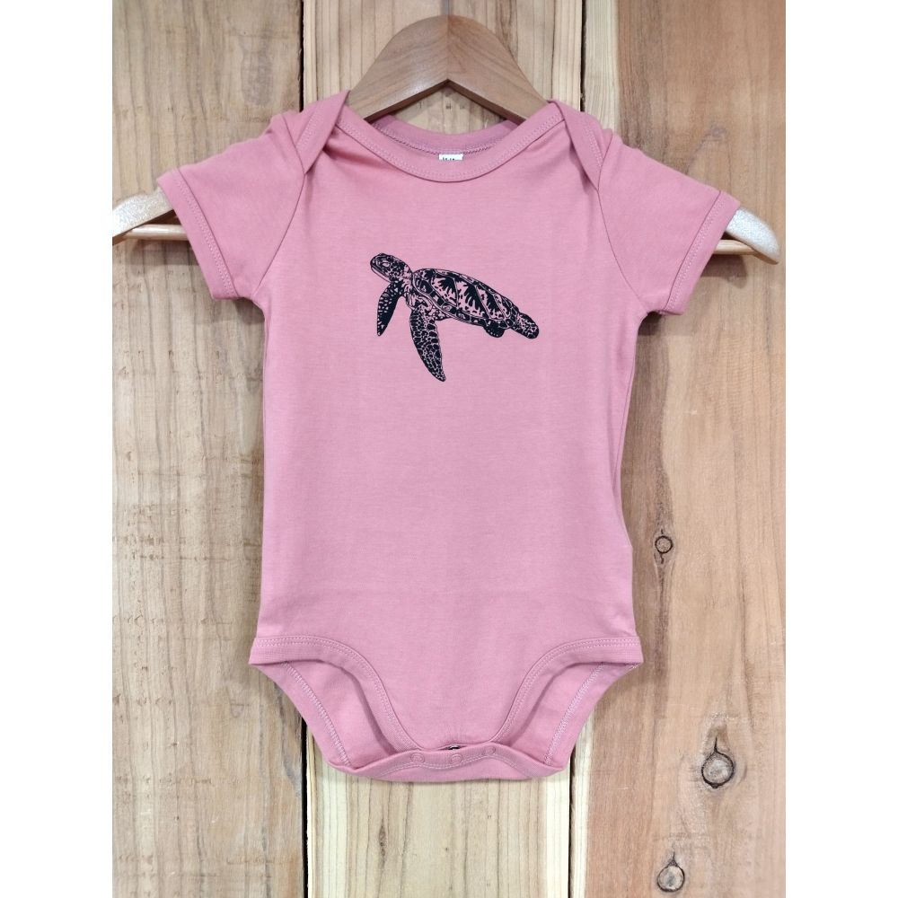 BODY / BABY BODY SUIT / PINK / BLACK / TORTUE SIMPLE