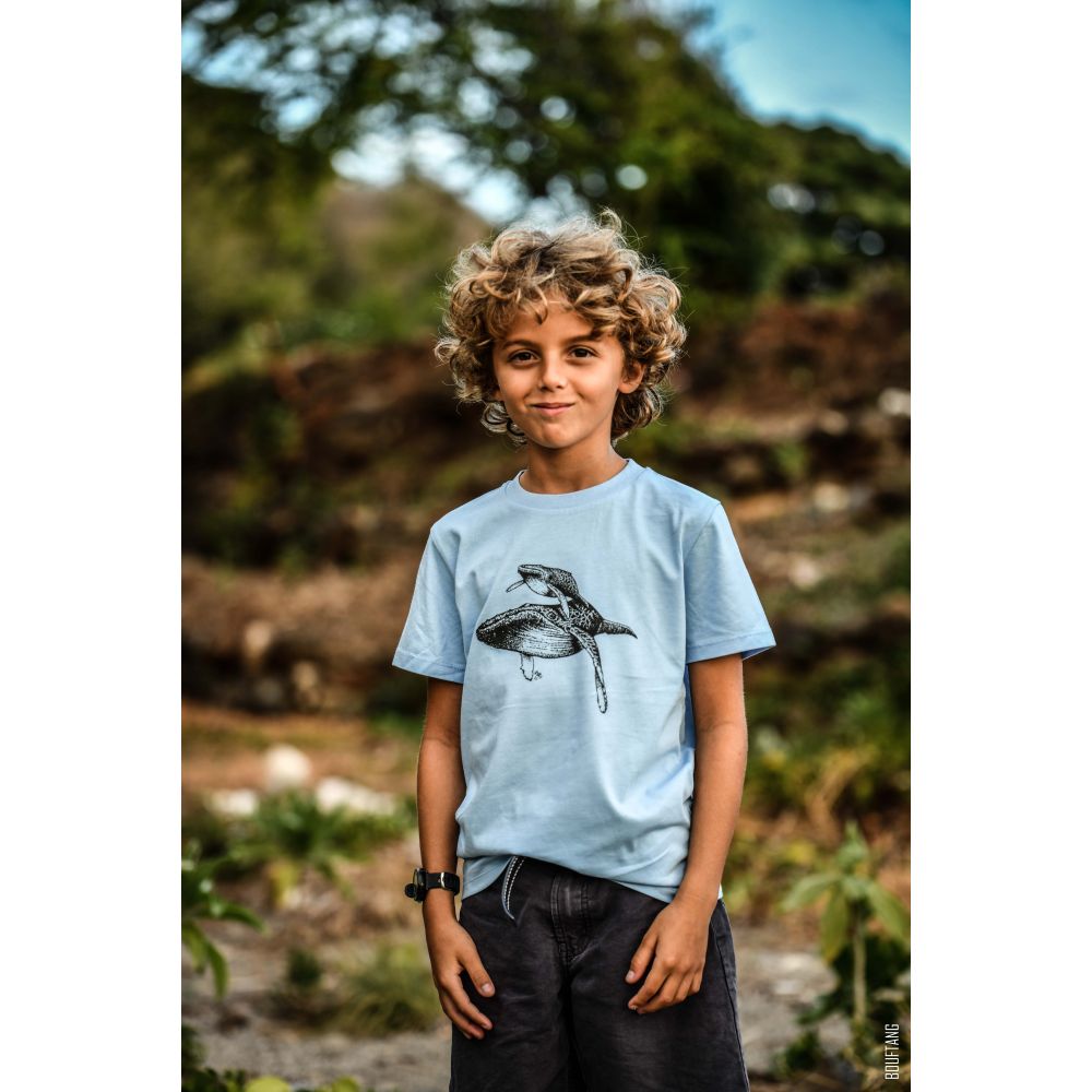TEE-SHIRT / MINI CREATOR / BLUE SOUL / BLACK / BAL 2