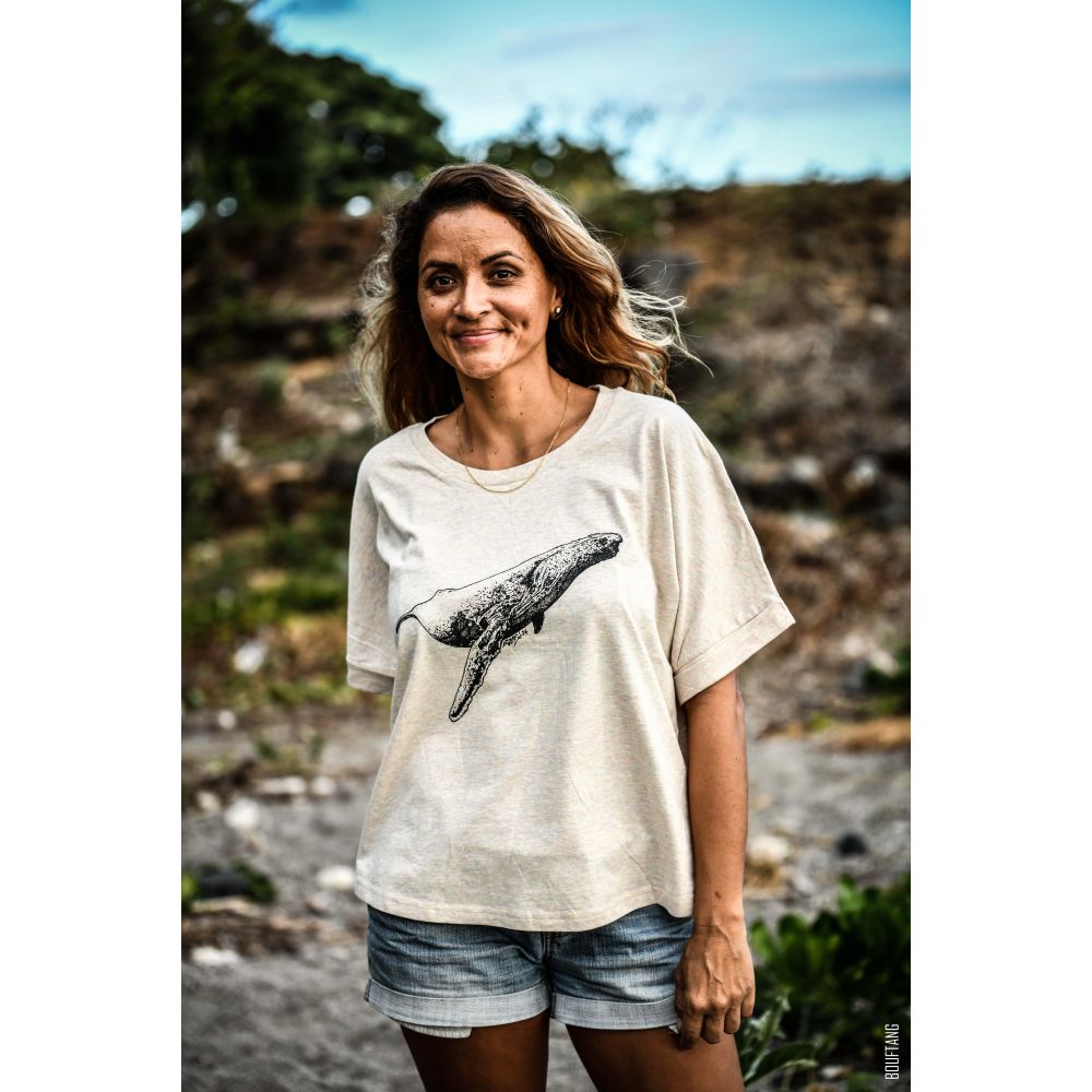 TEE-SHIRT / COLLIDER / HEATHER RAINBOW / BLACK / MEGAPTERA