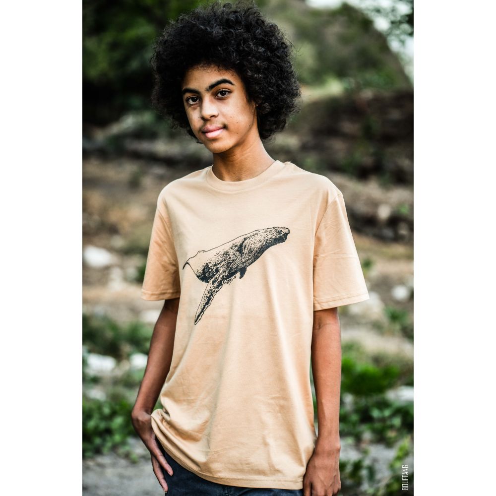 TEE-SHIRT / CREATOR / LATTE / BLACK / MEGAPTERA