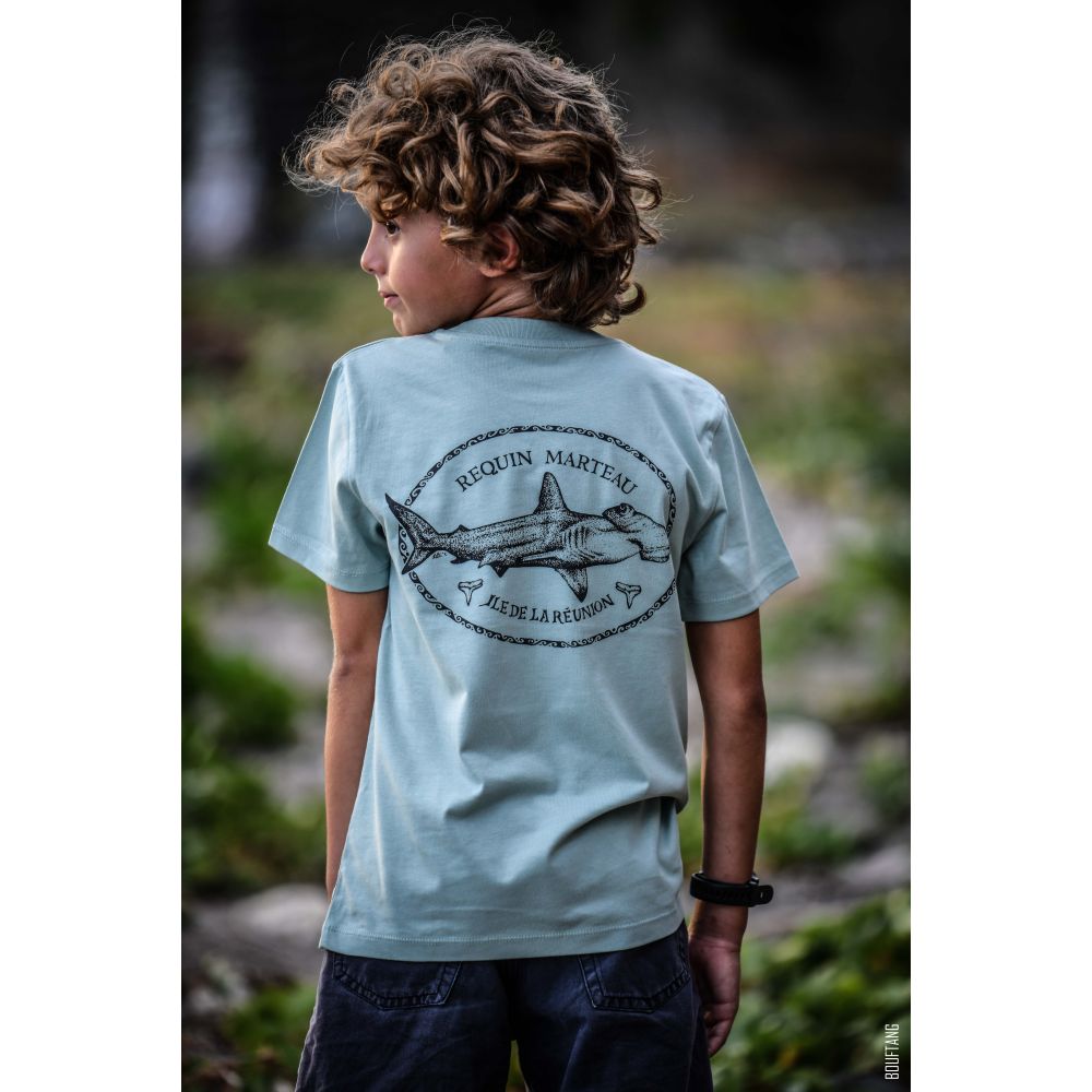 TEE-SHIRT / MINI CREATOR / ALOE / BLACK / REQUIN MARTEAU