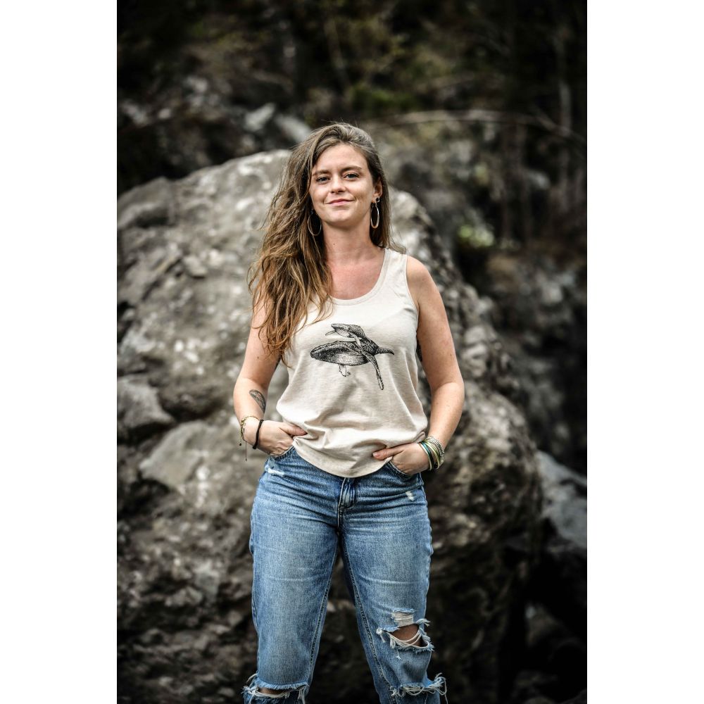DEBARDEUR / MINTER / HEATHER RAINBOW / BLACK / BALEINE 2