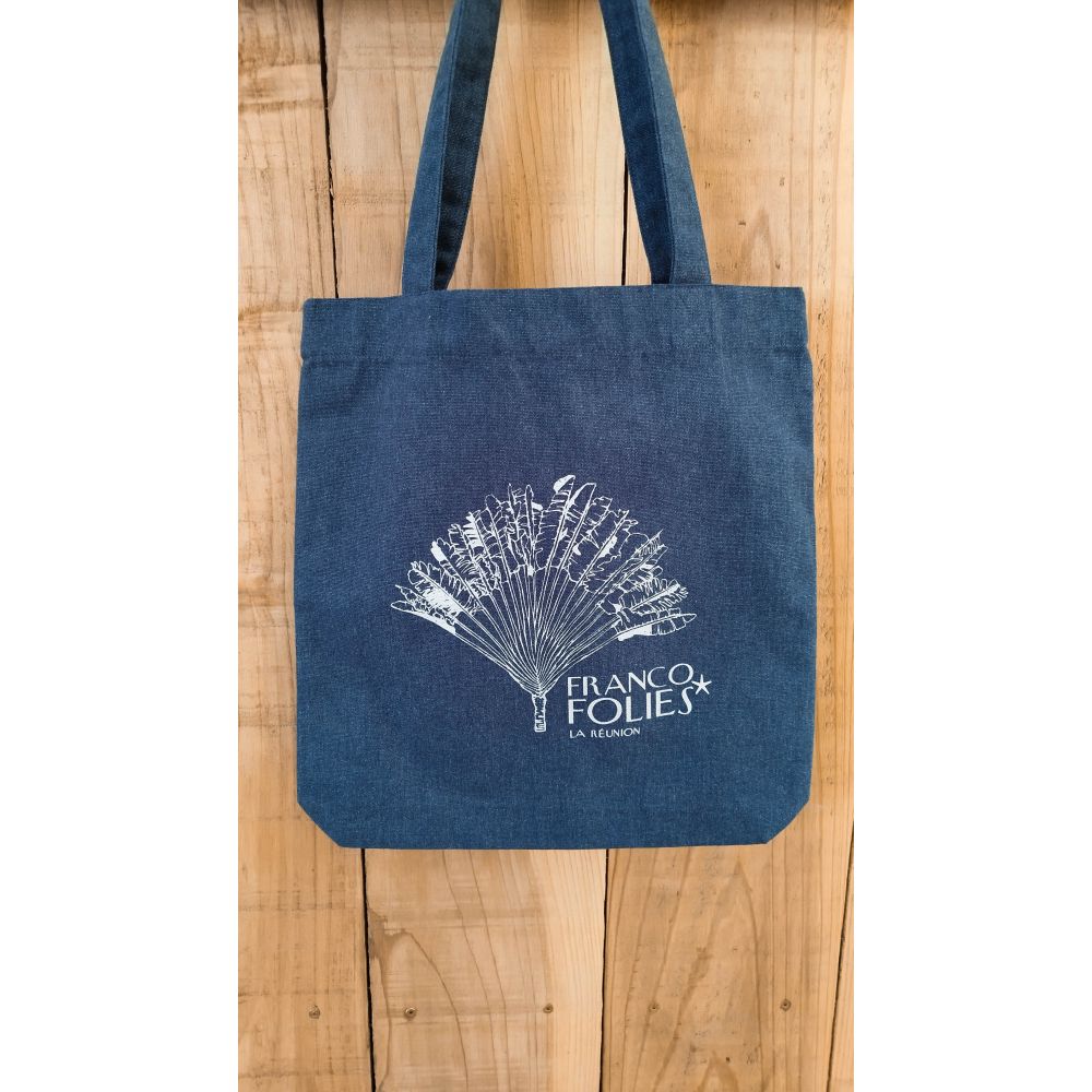 TOTE BAG / ARGENT / ALOE VERA / FRANCOFOLIES 24