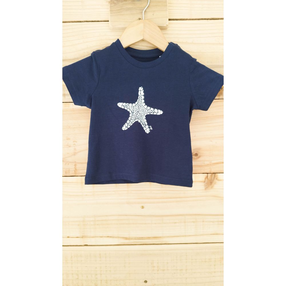 TEE-SHIRT / BABY CREATOR / FRENCH NAVY / WHITE / LA STAR