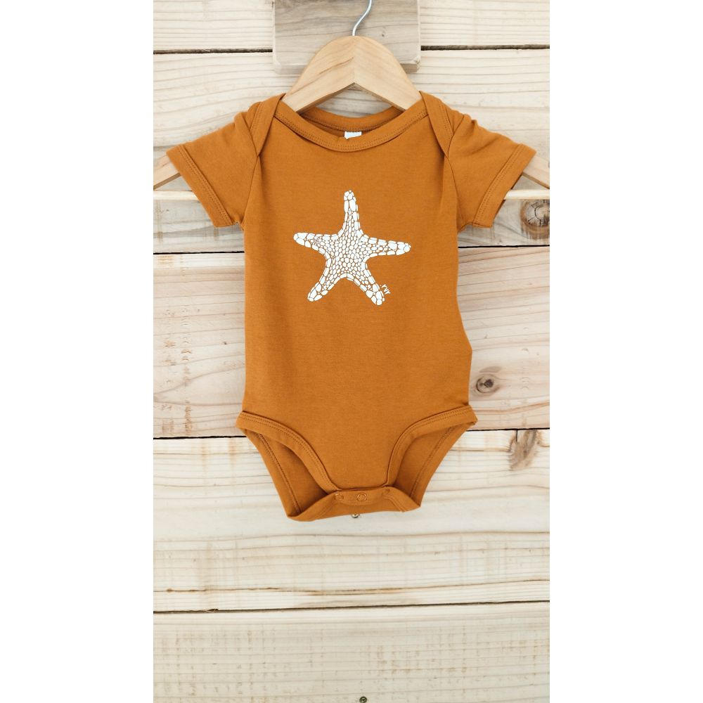 BODY / BABY BODY SUIT / TOFFEE / WHITE / LA STAR