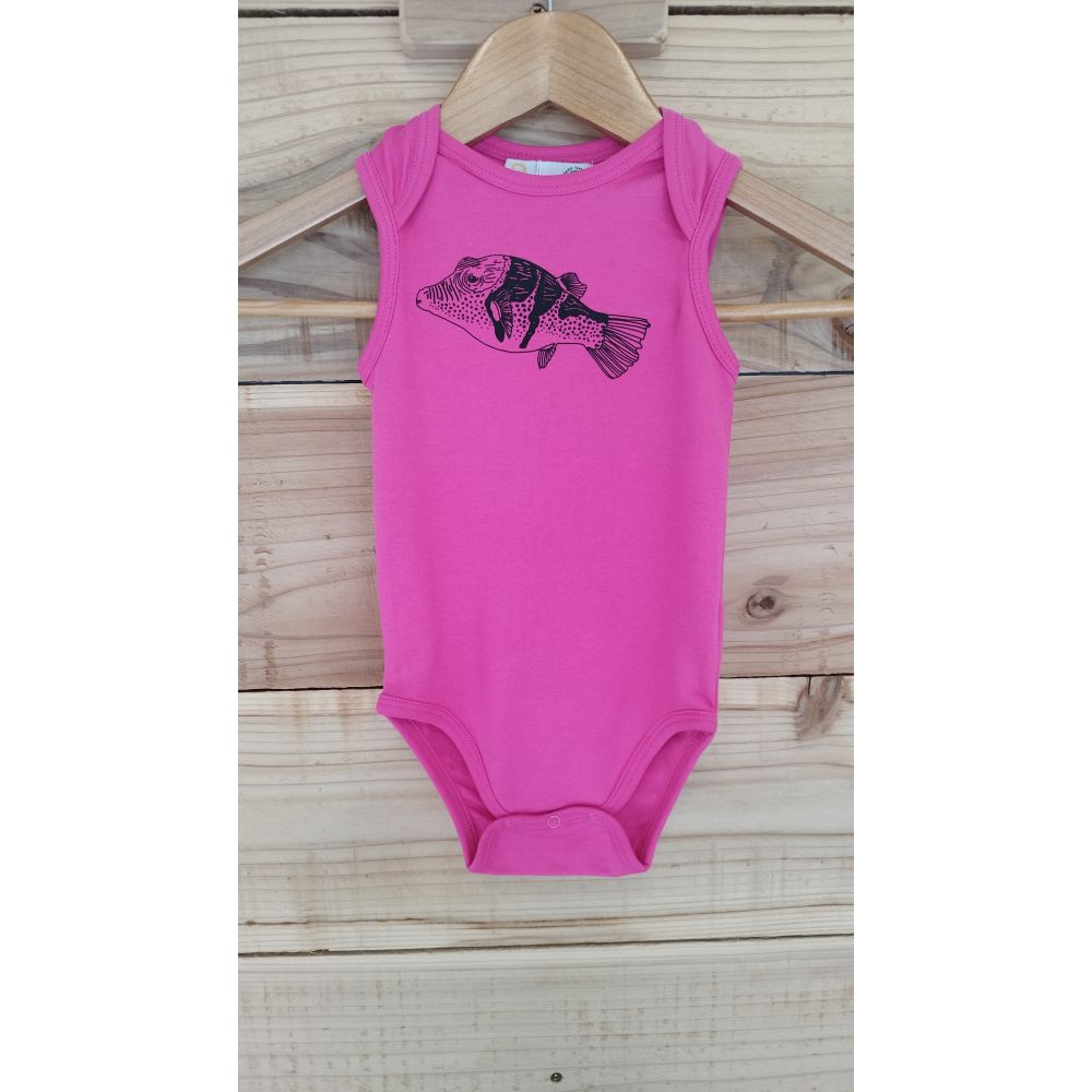 BODY DEBARDEUR / FUSHIA / BLACK / CANTHIGASTER