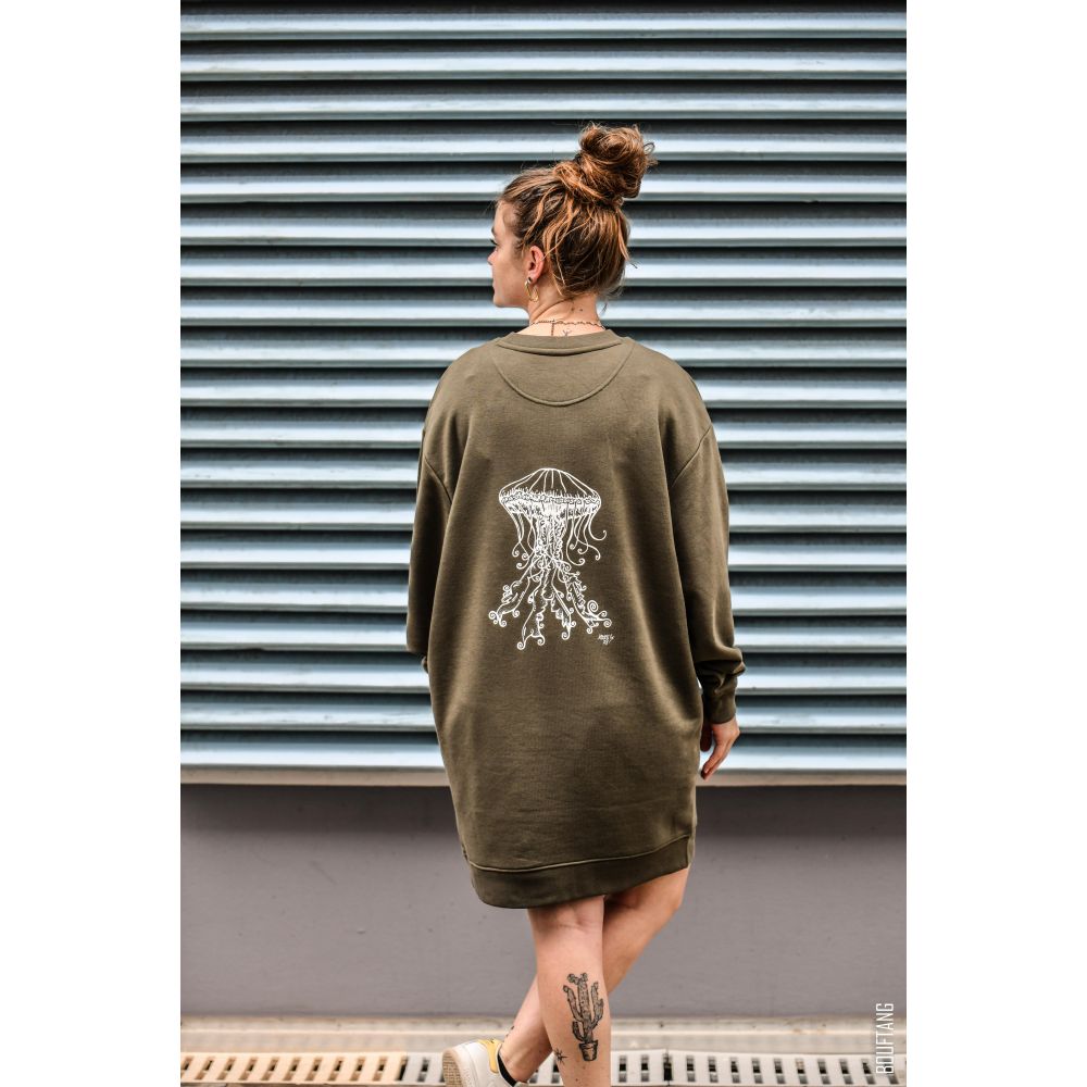 ROBE SWEAT / KICKER / KHAKI / WHITE / MEDUSA