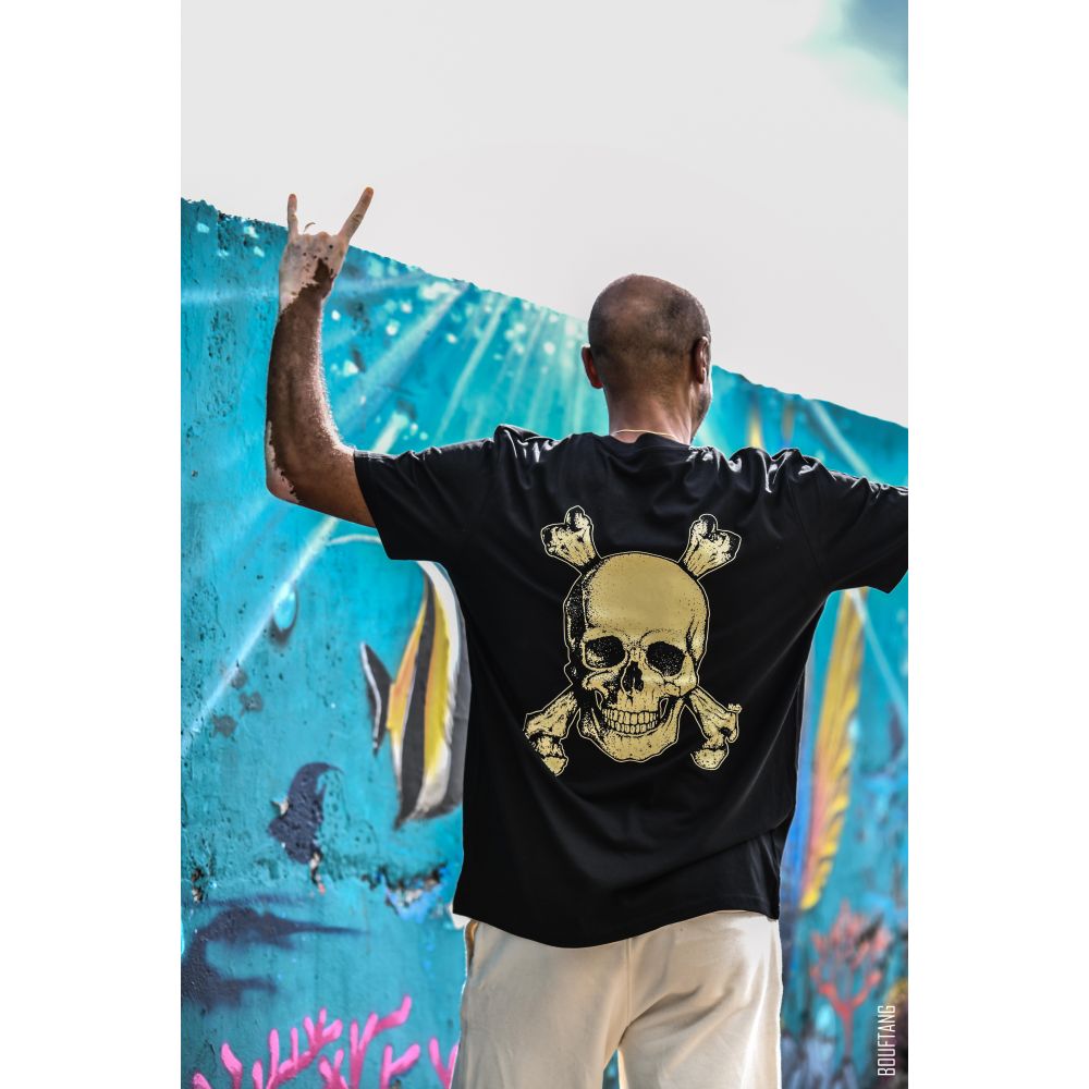 TEE-SHIRT / CREATOR / BLACK / VINTAGE WHITE / TETE DE MORT