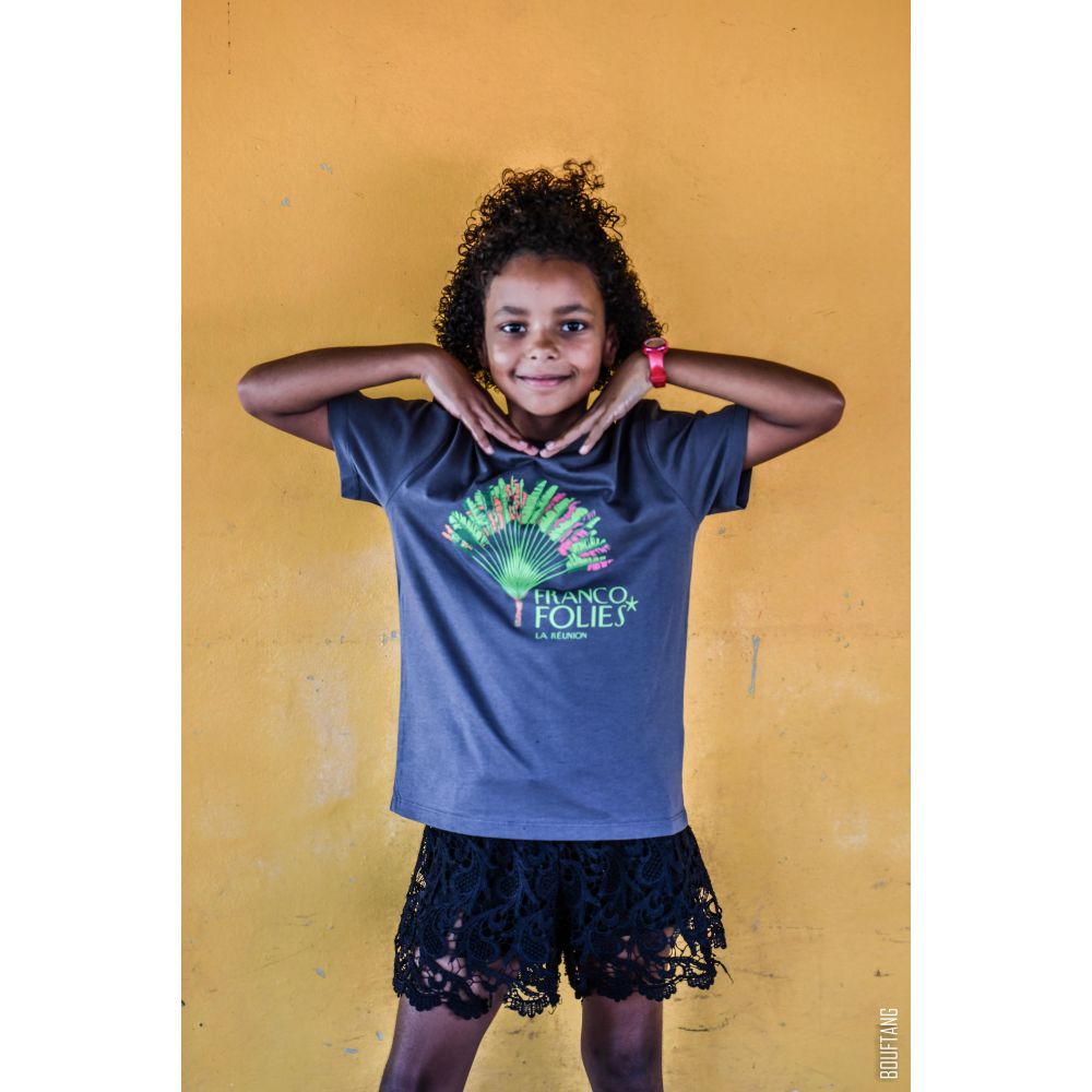 TEE-SHIRT / MINI CREATOR / ANTHRACITE / 3 COULEURS / FRANCOFOLIES 24