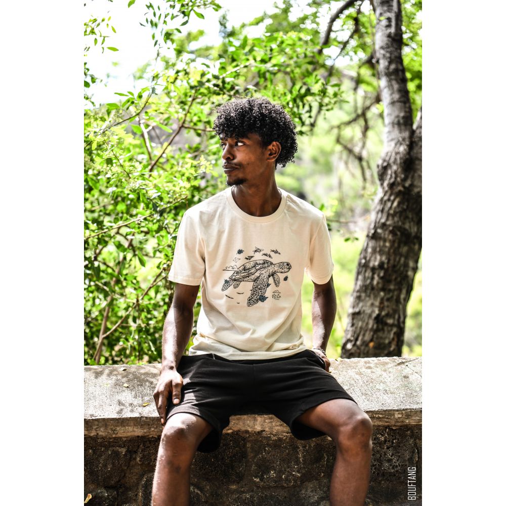 TEE-SHIRT / CREATOR 2.0 / NATURAL RAW / 3 COULEURS / TORTUE OSCIAN
