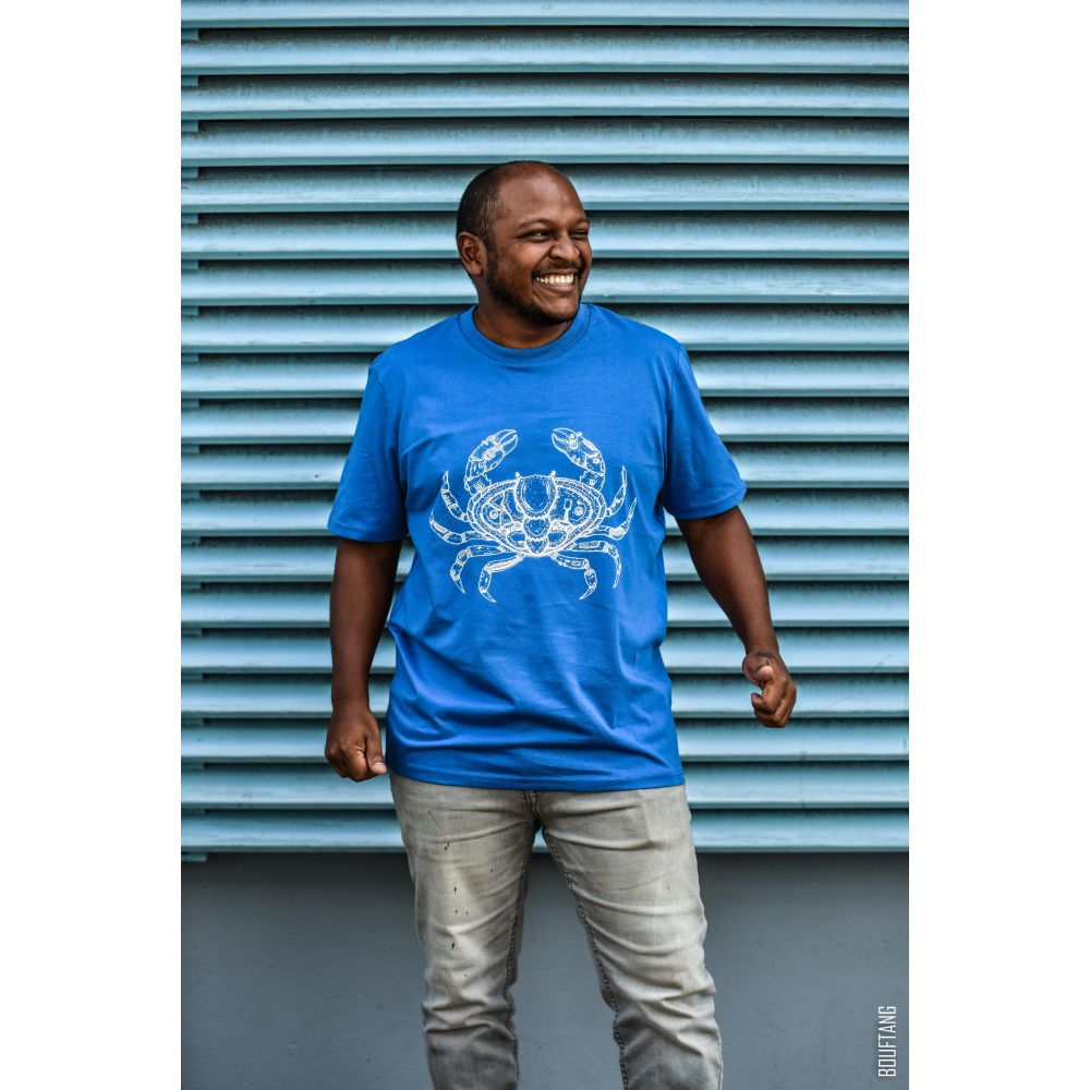 TEE-SHIRT / CREATOR 2.0 / MINDFUL BLUE / WHITE / CRABE MEKA