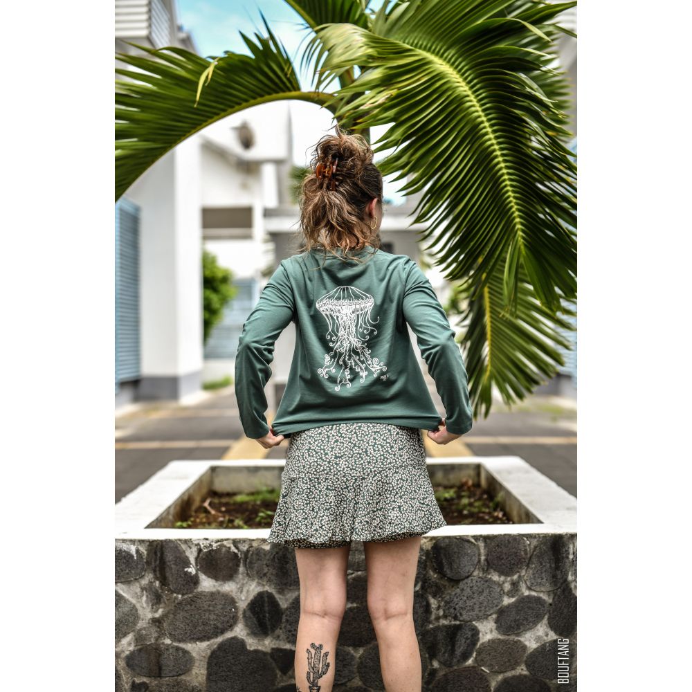 TEE-SHIRT / MANCHES LONGUES / MUSER LONG SLEEVE / GREEN BAY / WHITE / MEDUSA