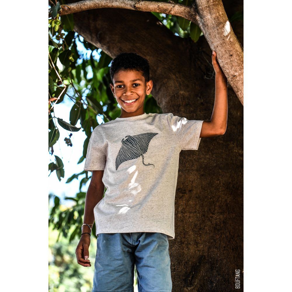 TEE-SHIRT / MINI CREATOR / ECO HEATHER / STARGAZER / RAIE MANTA