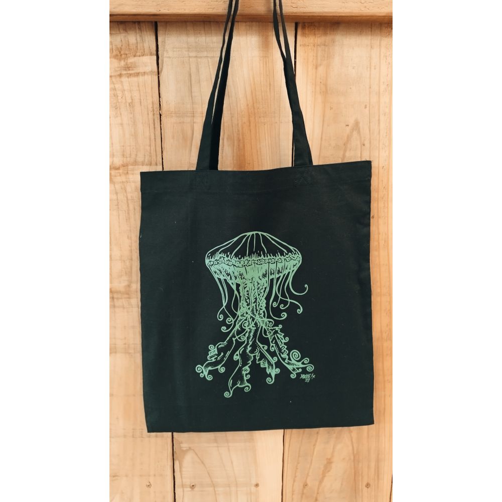 TOTE BAG LIGHT / VERT SAUGE / MEDUSA