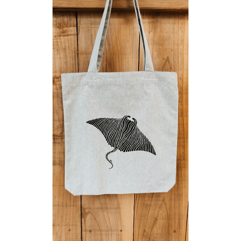 TOTE-BAG / BLACK / RAIE MANTA