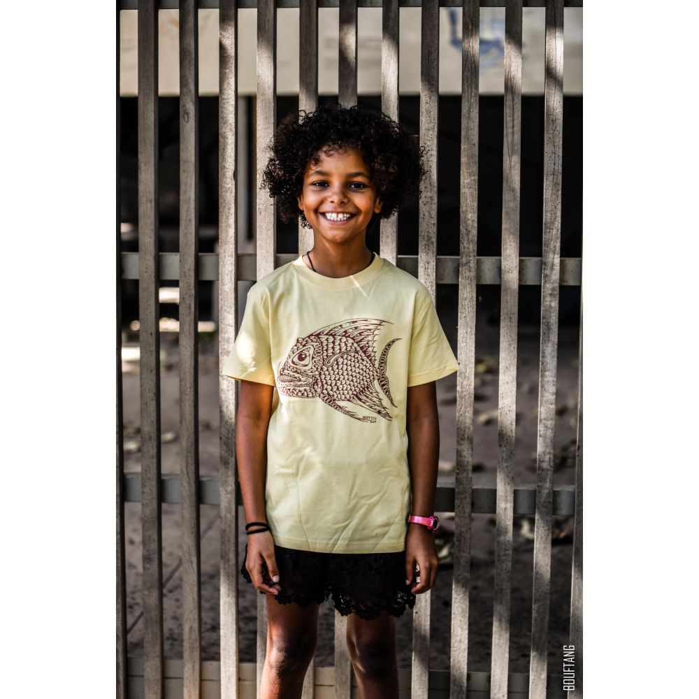 TEE-SHIRT / MINI CREATOR 2.0 / VIVA YELLOW / RED BROWN / STELATUS