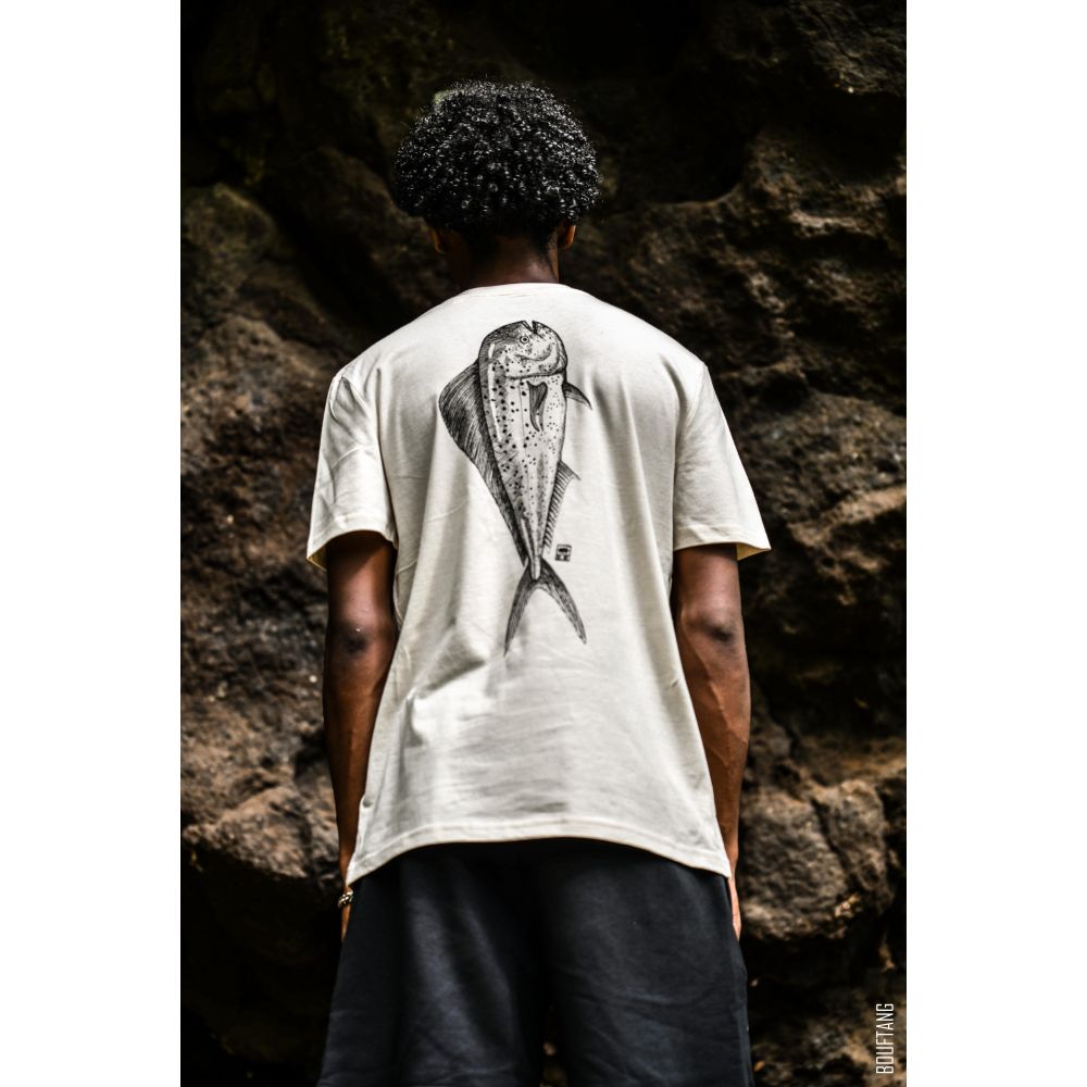 TEE-SHIRT / CREATOR 2.0 / NATURAL RAW / BLACK / DAURADE / COLLAB INITIAL BB