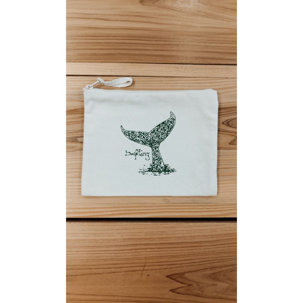 PENCIL CASE / VERT SAPIN / QUEUE DE BALEINE